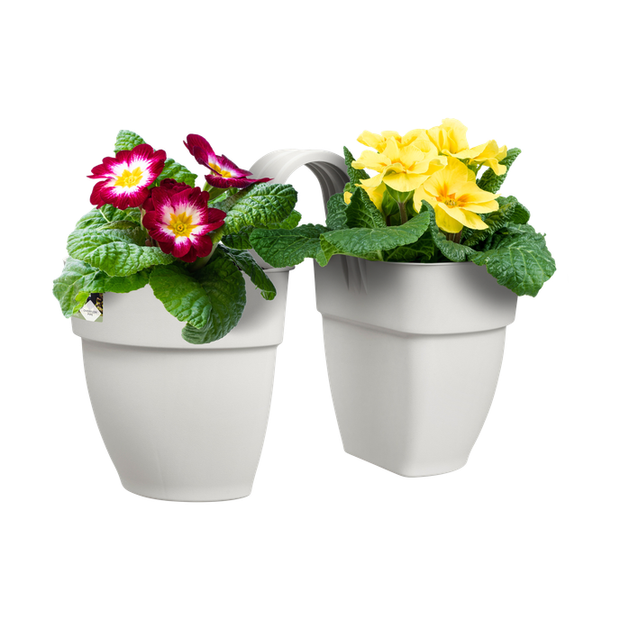 vibia campana flower twin 21cm seidenweiß